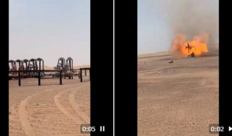 الاصلاح يحرق  آبار النفط والغاز ... في محاولة لعرقلة المفاوضات بين صنعاء والرياض
